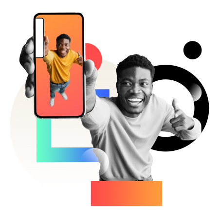 man-showing-phone
